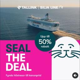 Tallink Silja Kryssningar - upp till 50 % rabatt i höst