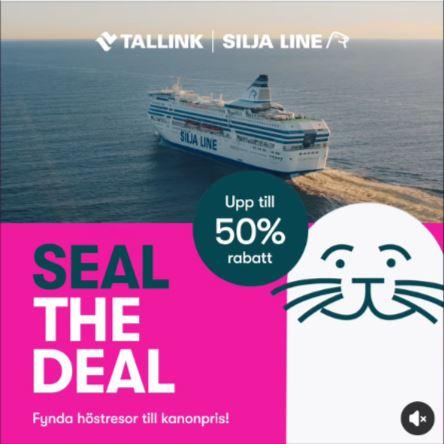 Tallink Silja Kryssningar - upp till 50 % rabatt i höst