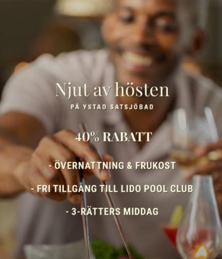 Ystad Saltsjöbad 40 % rabatt