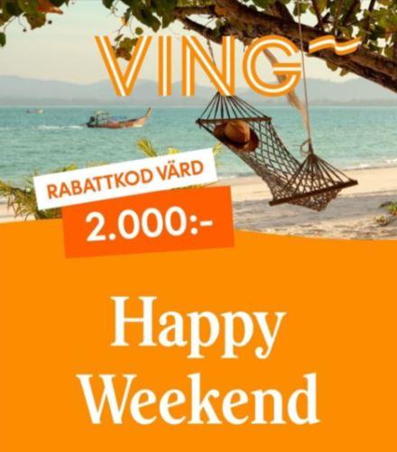 Ving 2000 kr rabatt