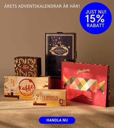 15% rabatt på Designtorgets adventskalendrar!