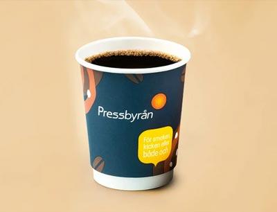 Ladda ner Pressbyråns app - få en gratis kaffe