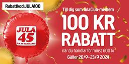 Jula 100 kr rabatt