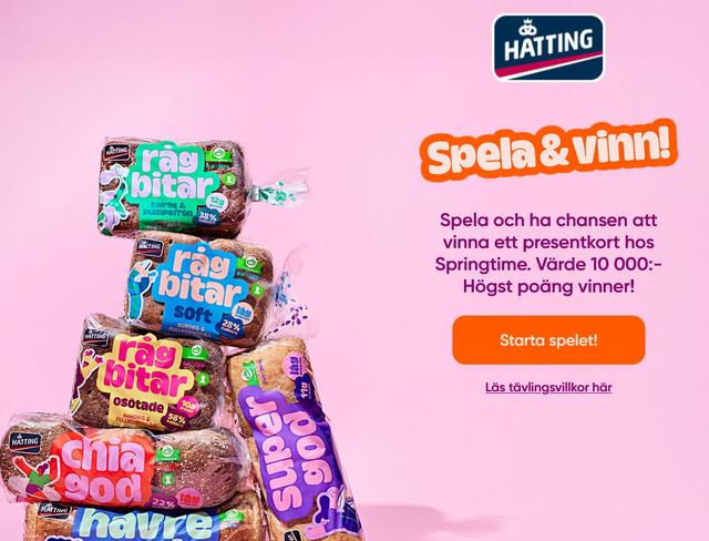 Hatting: Vinn ett presentkort värt 10 000 kr hos Springtime