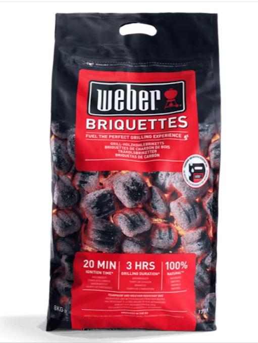 Weber Premium 8kg Briketter