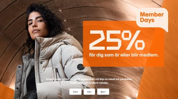 25 % på Stadium