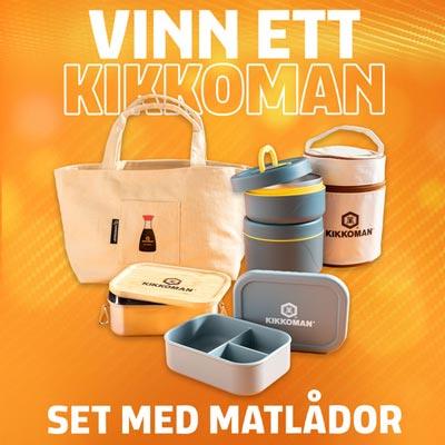 Vinn ett Kikkoman set med matlådor