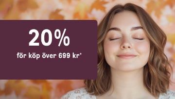 20% vid köp över 699 kr hos MEDS Apotek