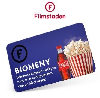 OKQ8: rabatt på Filmstadens biomeny