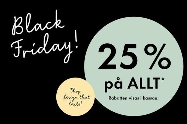 Black Friday: 25 % hos Polarn o Pyret