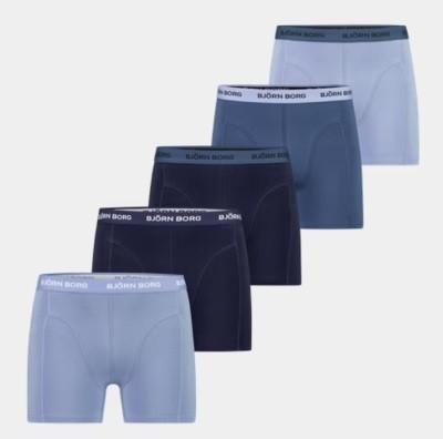 Men's Cotton Stretch Boxers 5-Pack XXL
