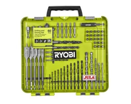 Ryobi Borr- och bitssats 60 delar