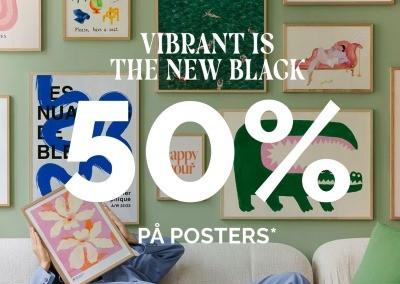 Desenio 50 % rabatt på Black Week