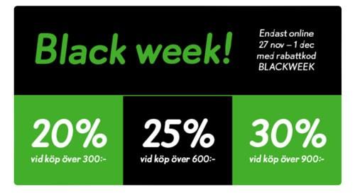 Black Week hos Apoteket - 20-30% rabatt