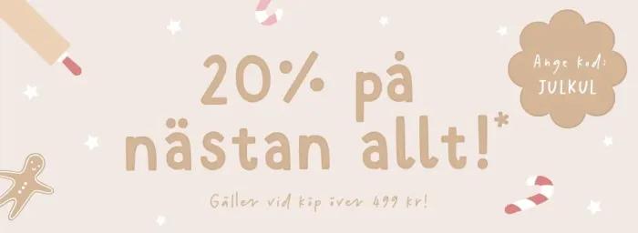 Babyland - 20 % rabatt på nästan allt