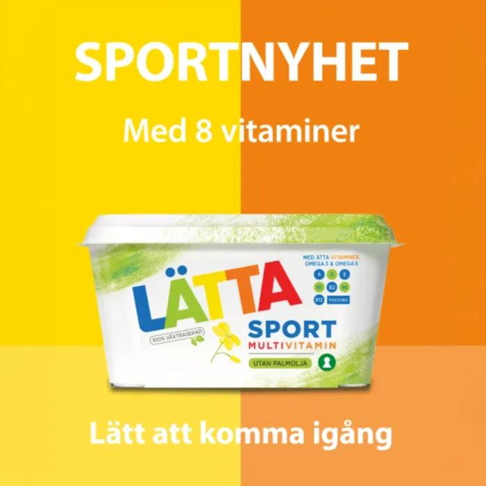 50 % cashback vid köp av LÄTTA SPORT - Multivitamin