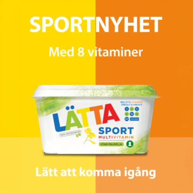 50 % cashback vid köp av LÄTTA SPORT - Multivitamin