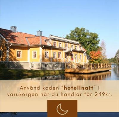 inkClub: hotellnatt för 2 på köpet vid köp över 249 kr