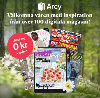 Prenumerera på Arcy gratis i 3 månader