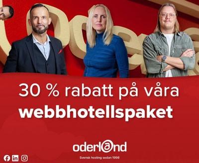 30% på WordPress- & WooCommerce-hosting hos Oderland
