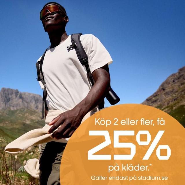 Stadium - Köp 2 eller fler, få 25% på kläder