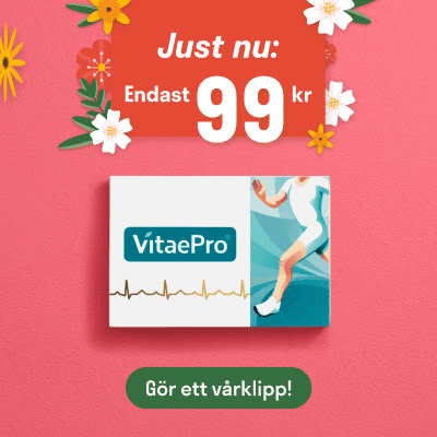 Vårerbjudande: Prova VitaePro för endast 99 kr!