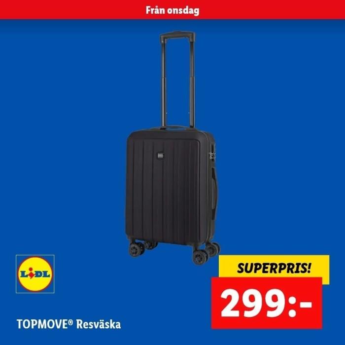 Lidl - Hållbar resväska för bekväma resor