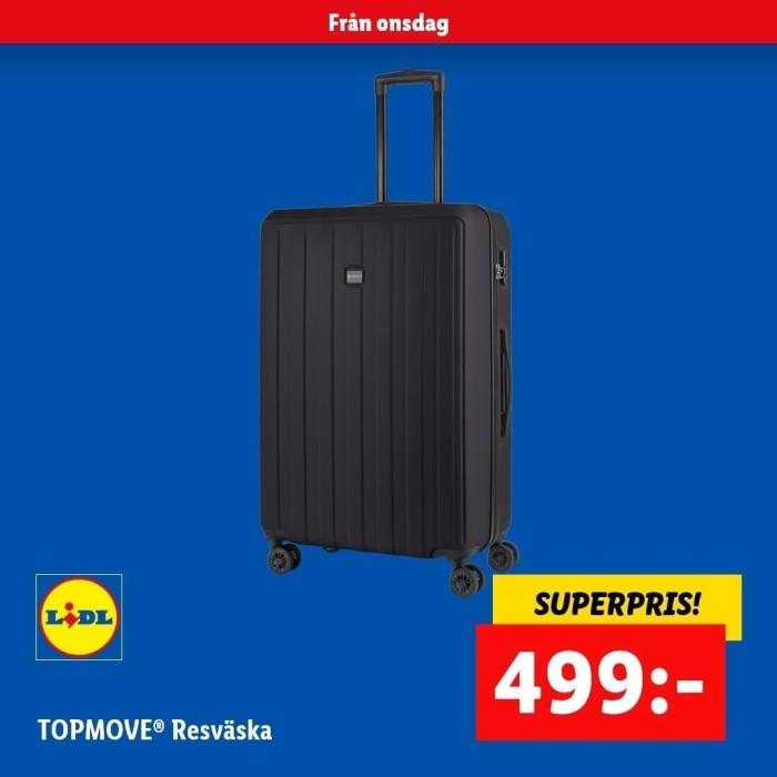 Lidl - Hållbar resväska 86 liter