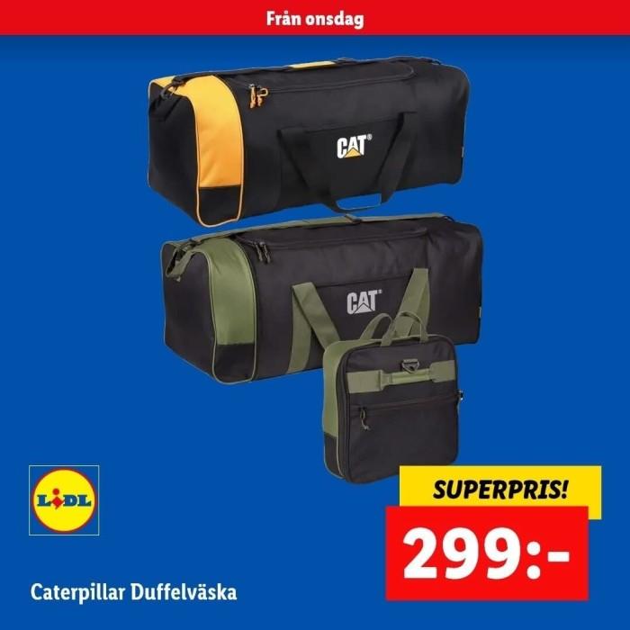 Lidl - Robust duffelväska från CAT