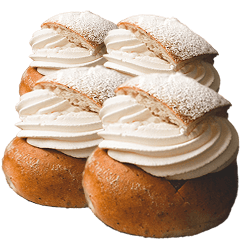 Överraska någon med semlor – skickas via mobilt presentkort
