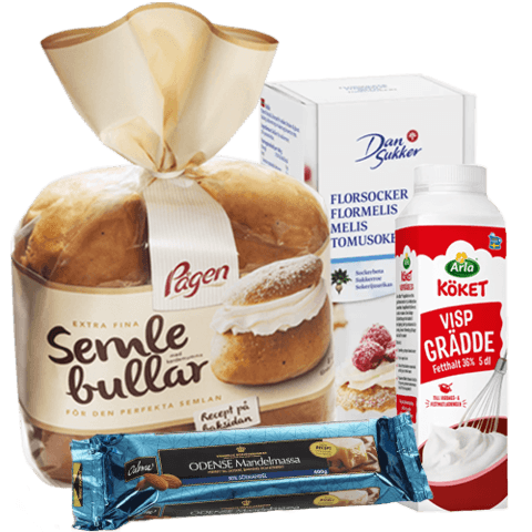 DIY Semla bakkit - Digitalt presentkort som skickas mobilt