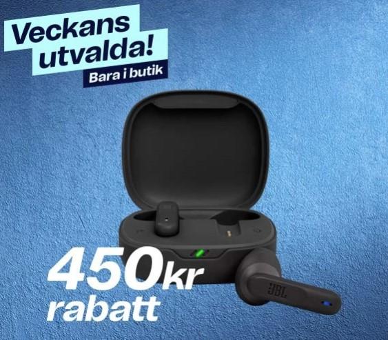 450 kr rabatt på utvalda hörlurar från JBL hos Telenor
