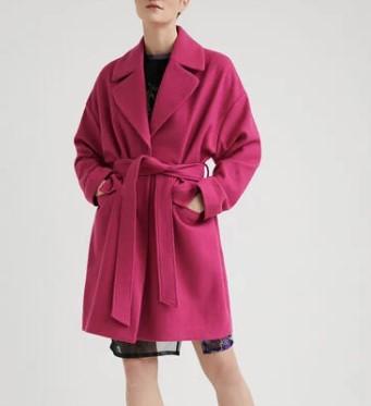 Snygg rosa höstkappa från Desigual med 60% rabatt