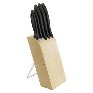 Knivar + knivblock Essential 6 delar