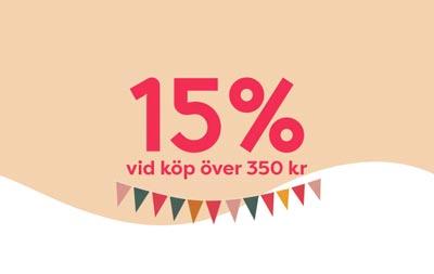 15% rabatt hos Kronans Apotek!
