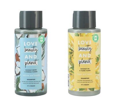 Superpriser på Love Beauty & Planet schampo och balsam