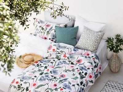 Påslakanset i satin 150x210 cm - Meddow från Hemtex