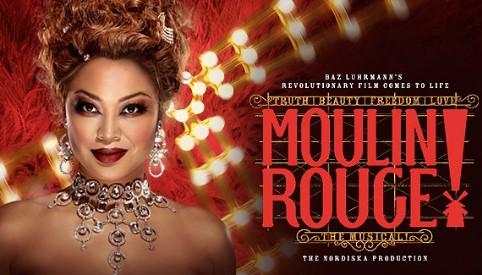 Köp biljetter till den spektakulära musikalen Moulin Rouge!
