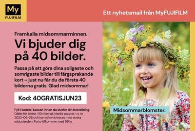 MyFUJIFILM - få de första 40 bilderna gratis