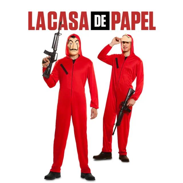 La Casa de Papel - Dräkt med mask