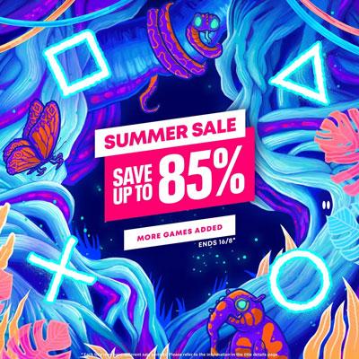 Sommarrea i PlayStation Store - upp till 85% rabatt