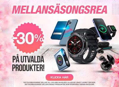 Mellansäsongsrea hos MyTrendyPhone - upp till 30 % rabatt