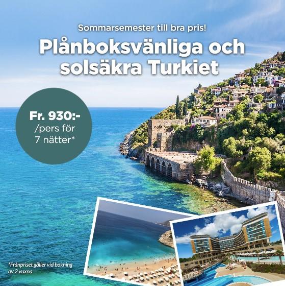 Res till Turkiet - sommarens billigaste destination!