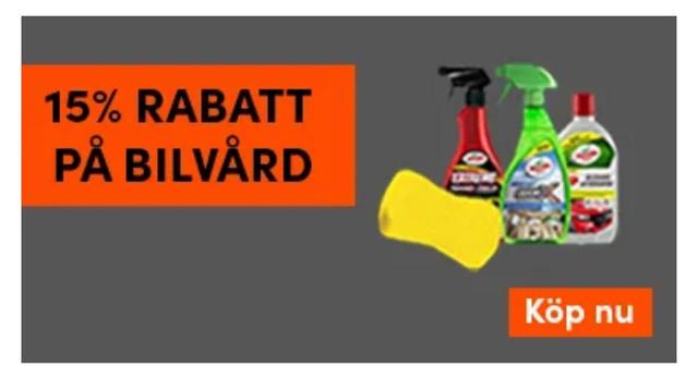 15% rabatt på bilvård hos Skruvat