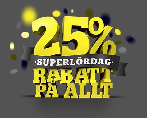 Superlördag hos Mekonomen - 25% rabatt på allt!