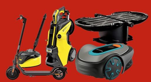 Proshop - vinn högtryckstvätt, robotklippare, kickscooter eller grill