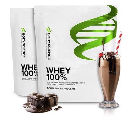 9% rabatt på Body Science 2 st Whey 100% - MM Sports