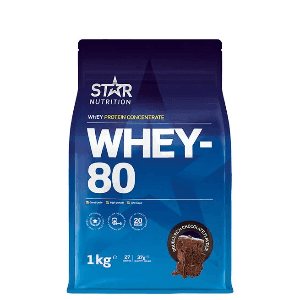 Whey-80 Vassleprotein 1 kg