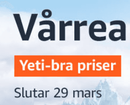 Vårrea på Amazon idag – upp till 40% rabatt!